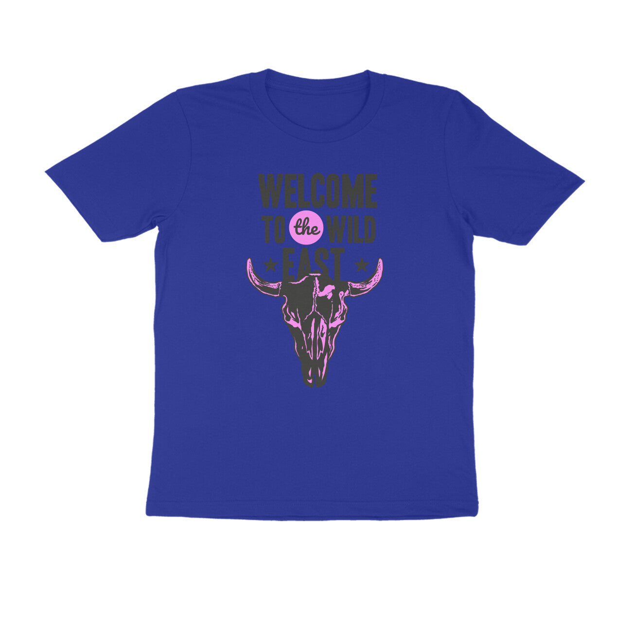 Half Sleeve Round Neck T-Shirt –  Welcome to the Wild East  2 puraidoprints