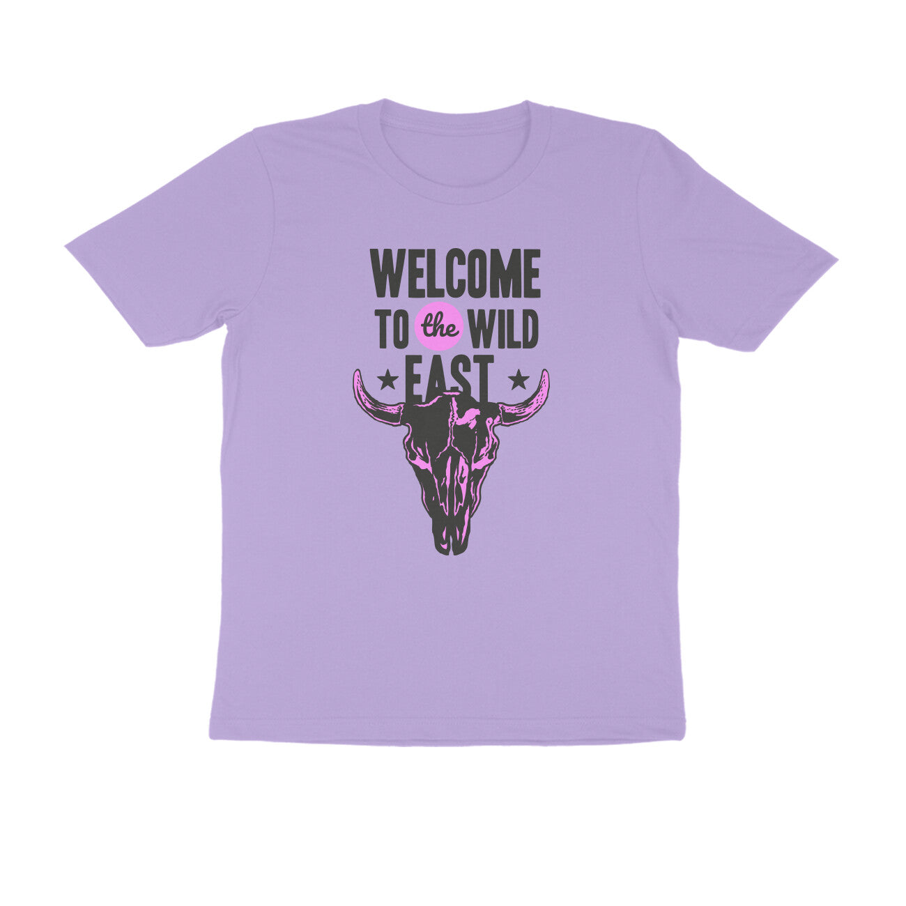 Half Sleeve Round Neck T-Shirt –  Welcome to the Wild East  2 puraidoprints