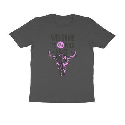 Half Sleeve Round Neck T-Shirt –  Welcome to the Wild East  2 puraidoprints
