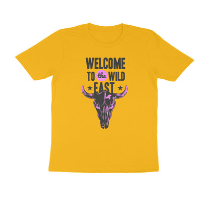 Half Sleeve Round Neck T-Shirt –  Welcome to the Wild East  2 puraidoprints