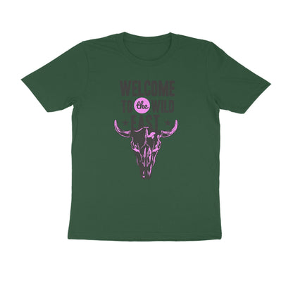 Half Sleeve Round Neck T-Shirt –  Welcome to the Wild East  2 puraidoprints