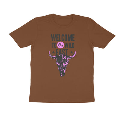 Half Sleeve Round Neck T-Shirt –  Welcome to the Wild East  2 puraidoprints