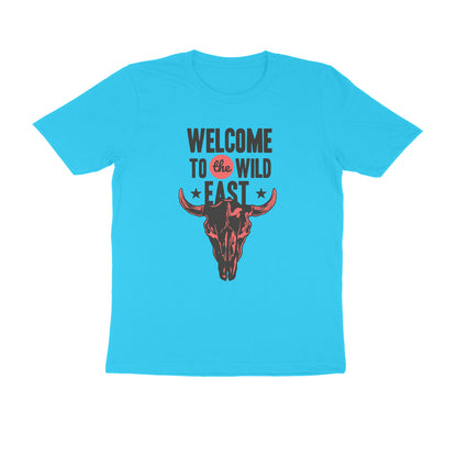 Half Sleeve Round Neck T-Shirt –  Welcome to the Wild East  3 puraidoprints