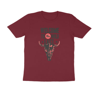 Half Sleeve Round Neck T-Shirt –  Welcome to the Wild East  3 puraidoprints
