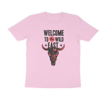 Half Sleeve Round Neck T-Shirt –  Welcome to the Wild East  3 puraidoprints