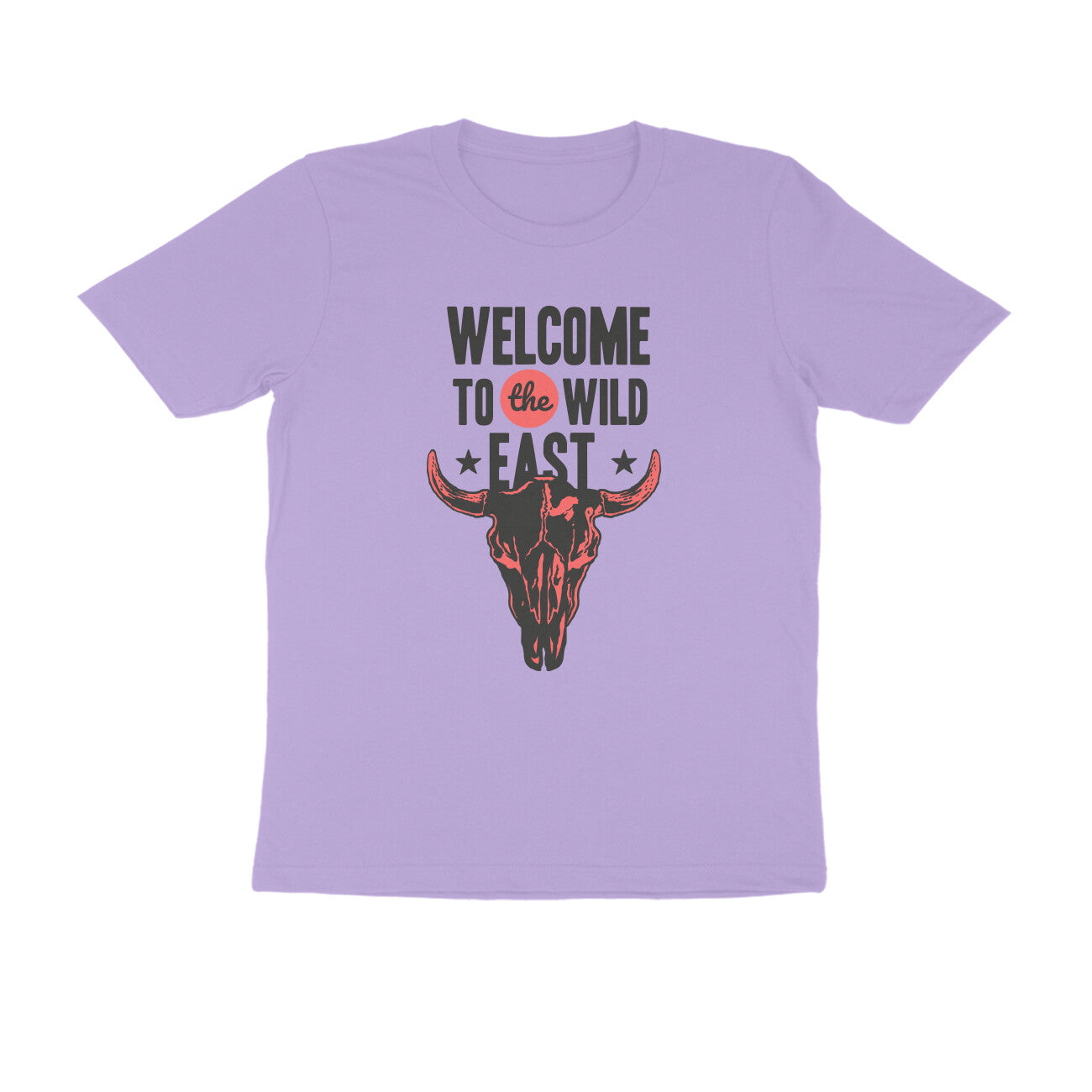 Half Sleeve Round Neck T-Shirt –  Welcome to the Wild East  3 puraidoprints