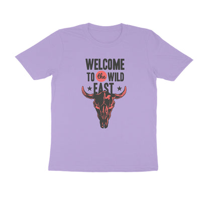 Half Sleeve Round Neck T-Shirt –  Welcome to the Wild East  3 puraidoprints