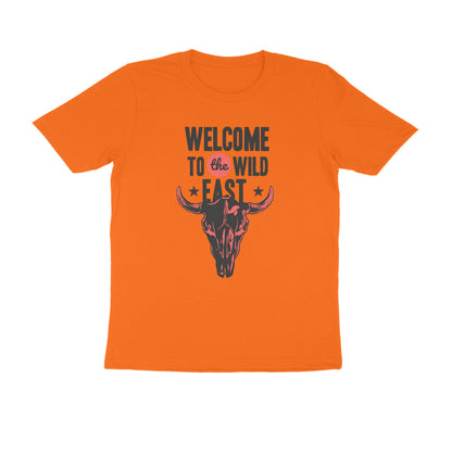 Half Sleeve Round Neck T-Shirt –  Welcome to the Wild East  3 puraidoprints