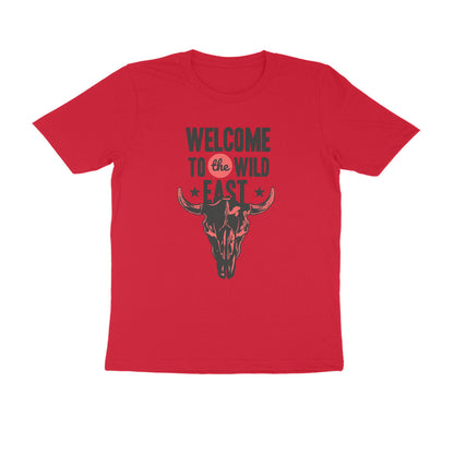 Half Sleeve Round Neck T-Shirt –  Welcome to the Wild East  3 puraidoprints