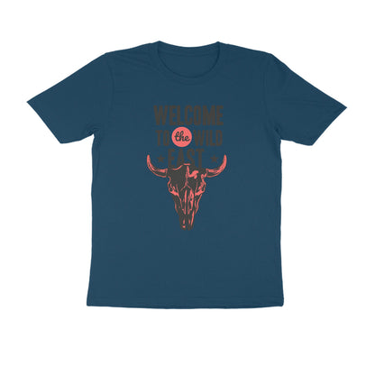 Half Sleeve Round Neck T-Shirt –  Welcome to the Wild East  3 puraidoprints