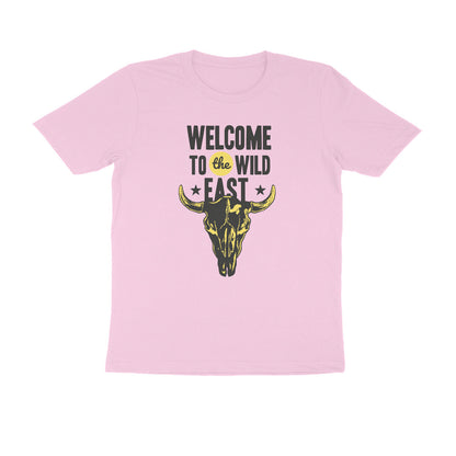 Half Sleeve Round Neck T-Shirt –  Welcome to the Wild East  4 puraidoprints