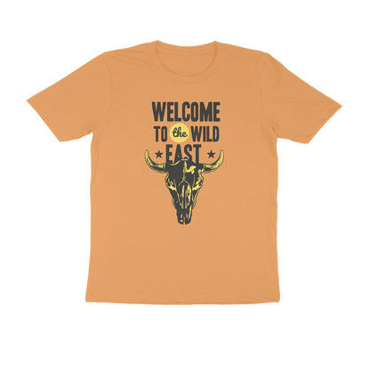 Half Sleeve Round Neck T-Shirt –  Welcome to the Wild East  4 puraidoprints