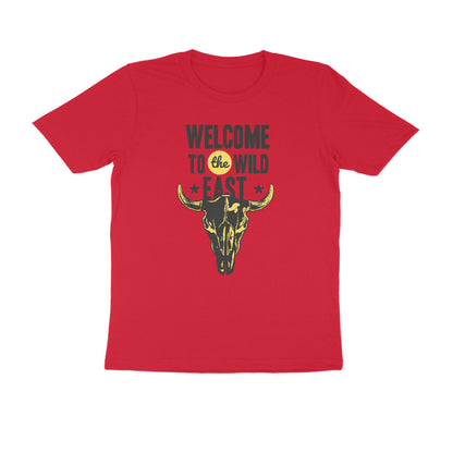 Half Sleeve Round Neck T-Shirt –  Welcome to the Wild East  4 puraidoprints