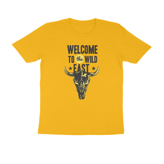 Half Sleeve Round Neck T-Shirt –  Welcome to the Wild East  4 puraidoprints