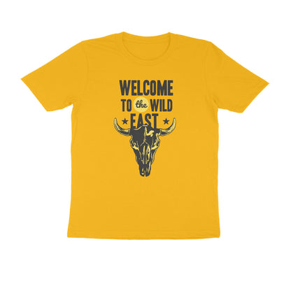 Half Sleeve Round Neck T-Shirt –  Welcome to the Wild East  4 puraidoprints
