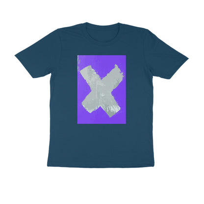 Half Sleeve Round Neck T-Shirt - X puraidoprints