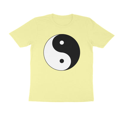 Half Sleeve Round Neck T-Shirt – Yin Yang puraidoprints