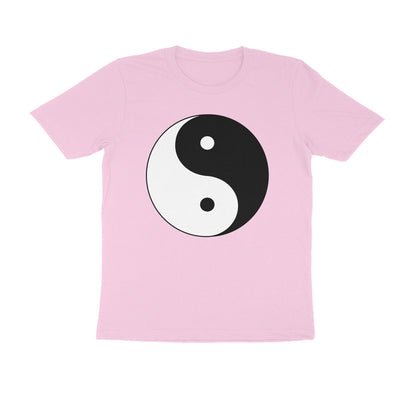Half Sleeve Round Neck T-Shirt – Yin Yang puraidoprints