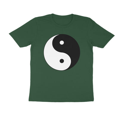 Half Sleeve Round Neck T-Shirt – Yin Yang puraidoprints