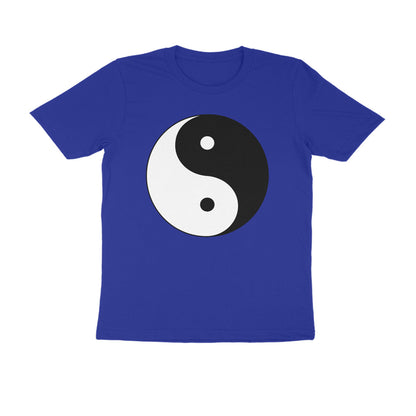 Half Sleeve Round Neck T-Shirt – Yin Yang puraidoprints