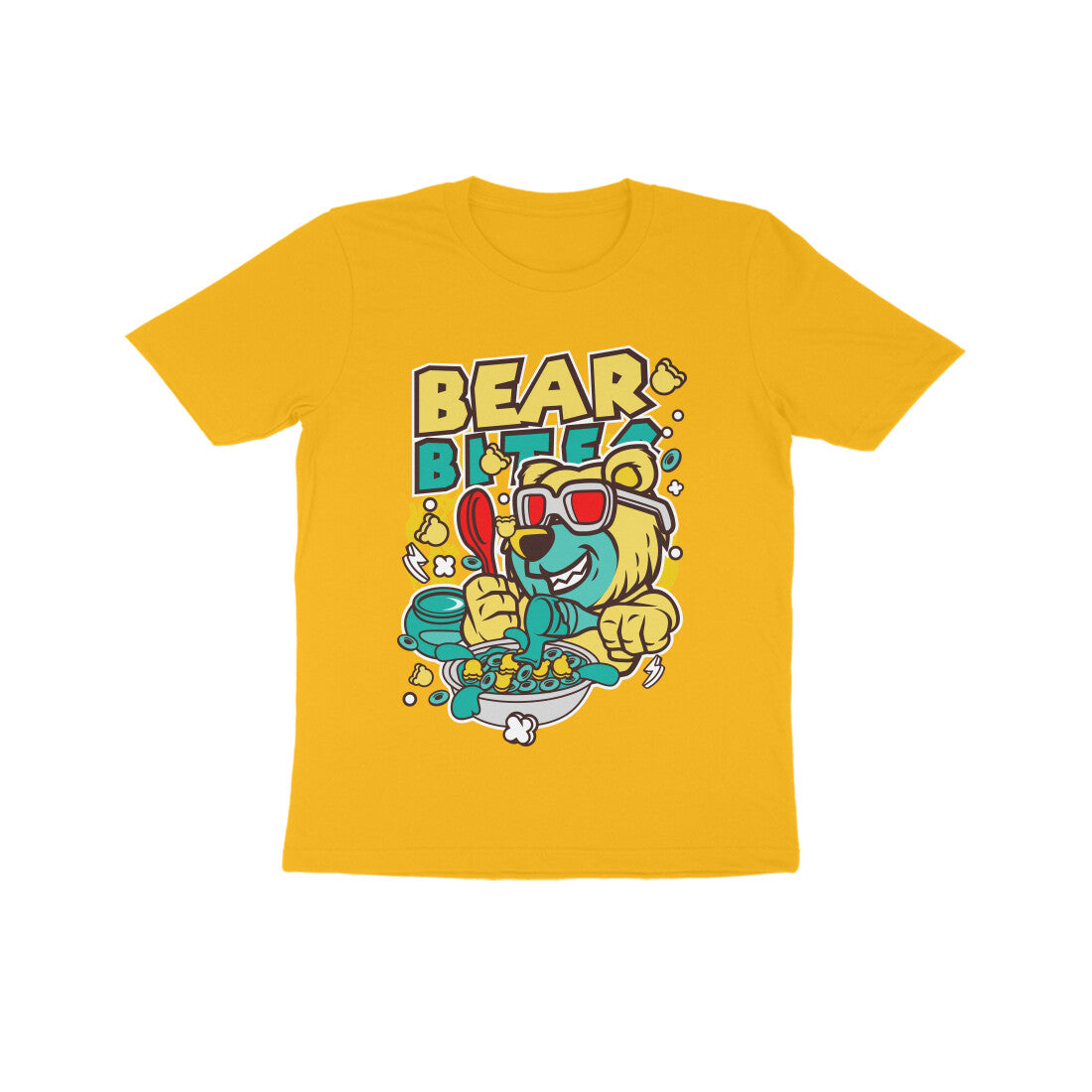 Kids' Half Sleeve Round Neck Tshirt – Bear Biter puraidoprints