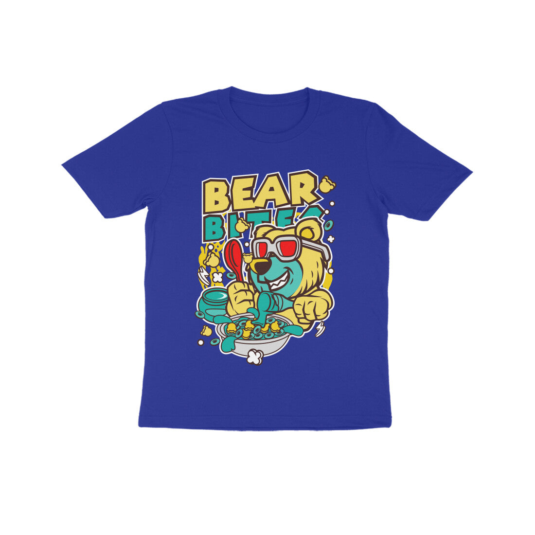 Kids' Half Sleeve Round Neck Tshirt – Bear Biter puraidoprints