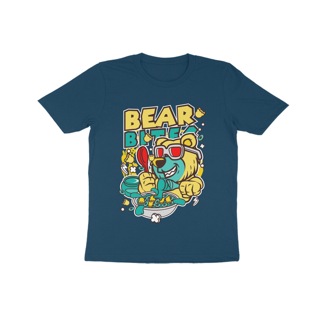 Kids' Half Sleeve Round Neck Tshirt – Bear Biter puraidoprints