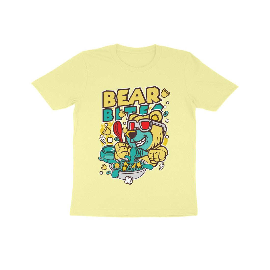 Kids' Half Sleeve Round Neck Tshirt – Bear Biter puraidoprints