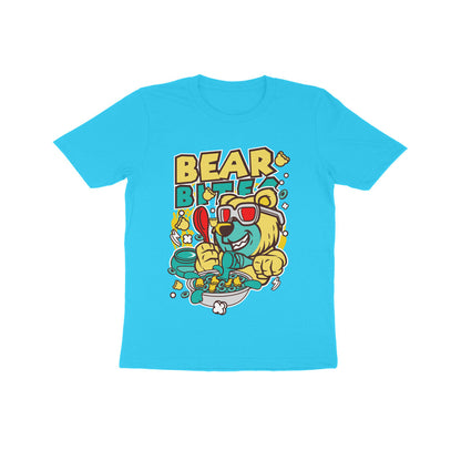 Kids' Half Sleeve Round Neck Tshirt – Bear Biter puraidoprints