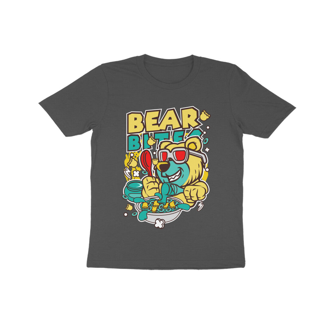 Kids' Half Sleeve Round Neck Tshirt – Bear Biter puraidoprints
