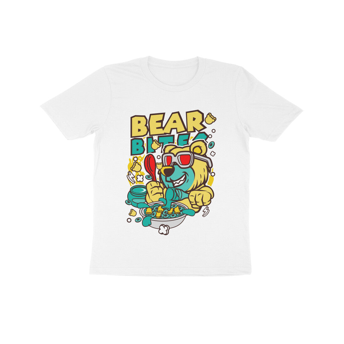 Kids' Half Sleeve Round Neck Tshirt – Bear Biter puraidoprints