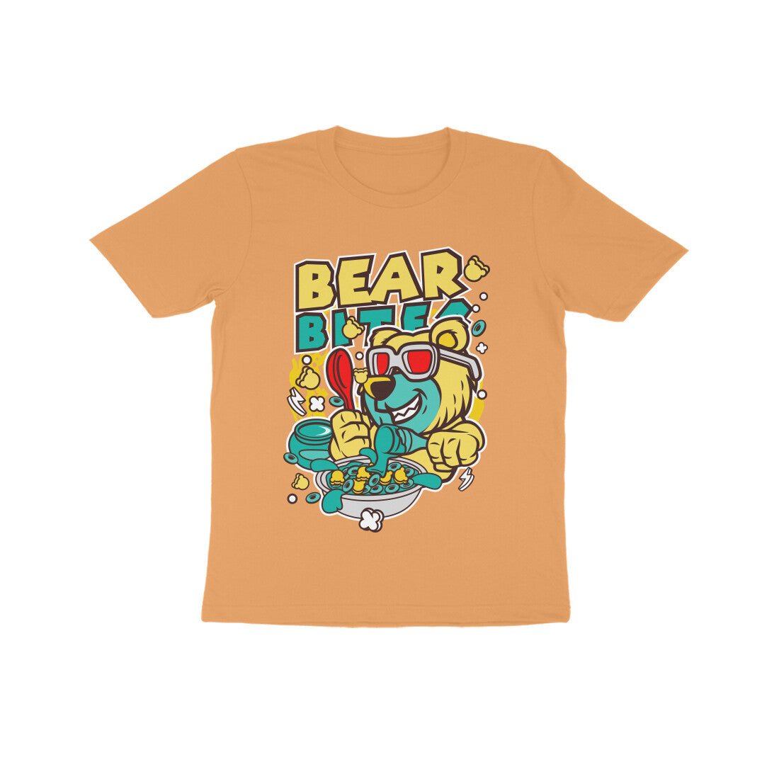 Kids' Half Sleeve Round Neck Tshirt – Bear Biter puraidoprints