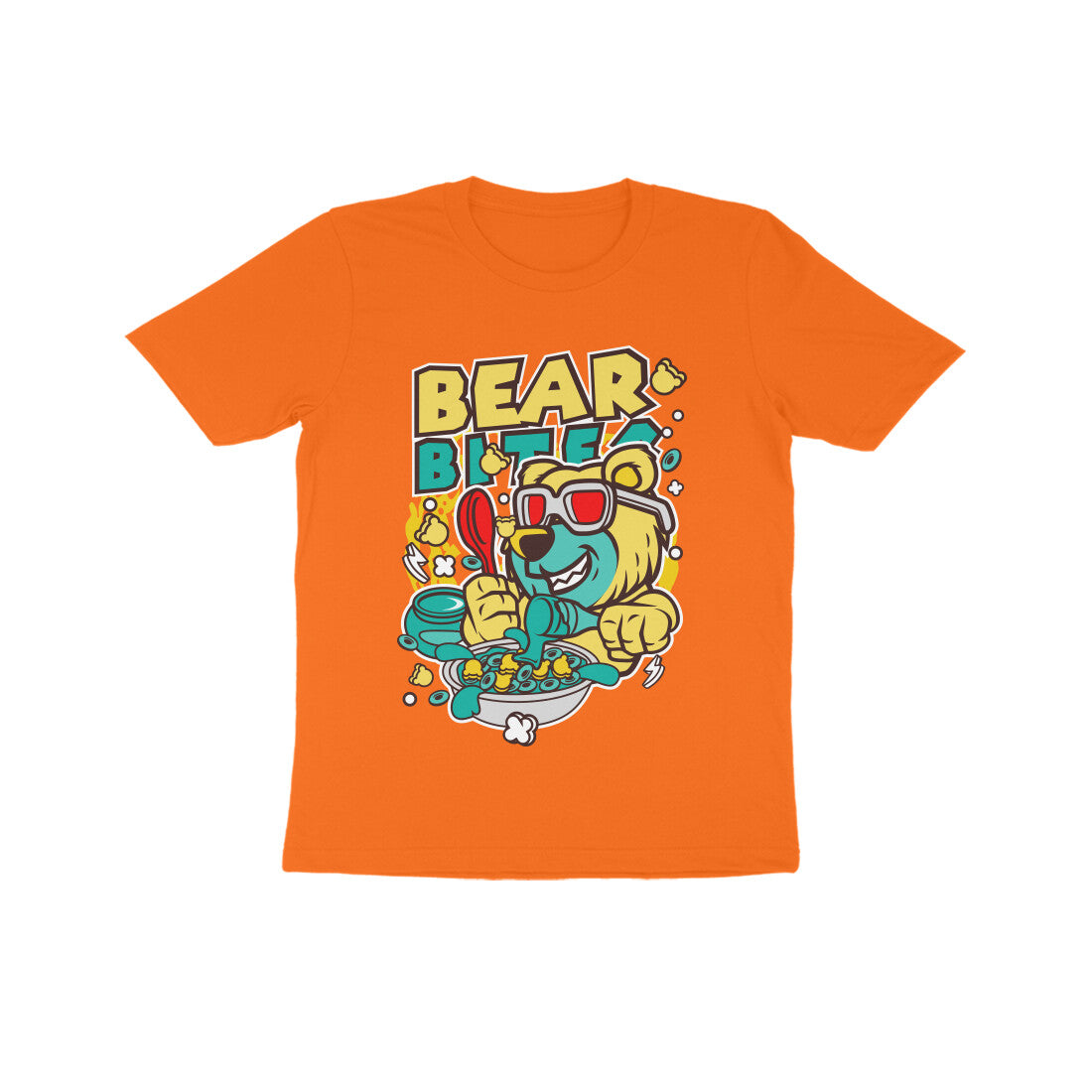 Kids' Half Sleeve Round Neck Tshirt – Bear Biter puraidoprints