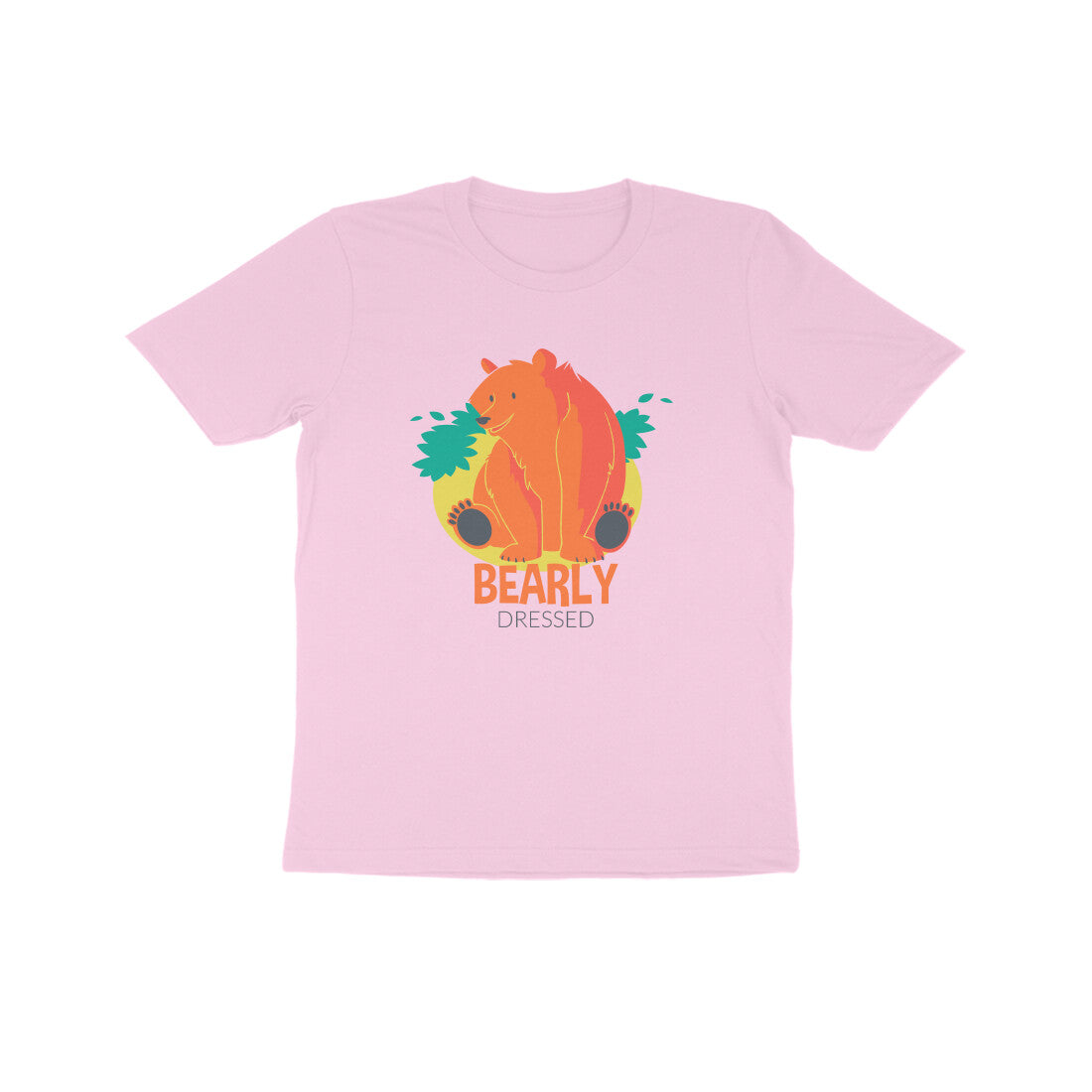 Kids' Half Sleeve Round Neck Tshirt – Bearly dressed puraidoprints