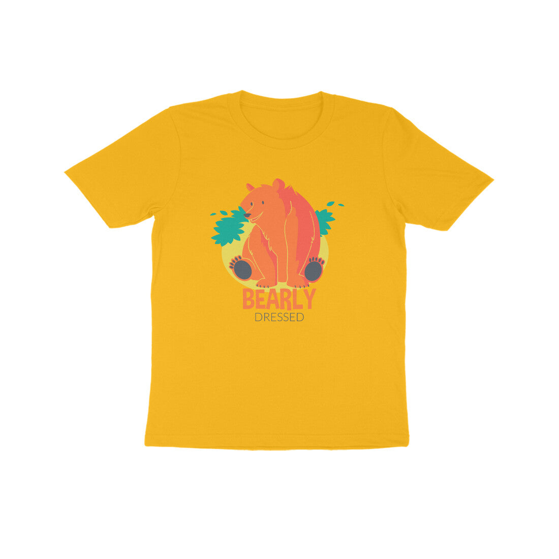 Kids' Half Sleeve Round Neck Tshirt – Bearly dressed puraidoprints