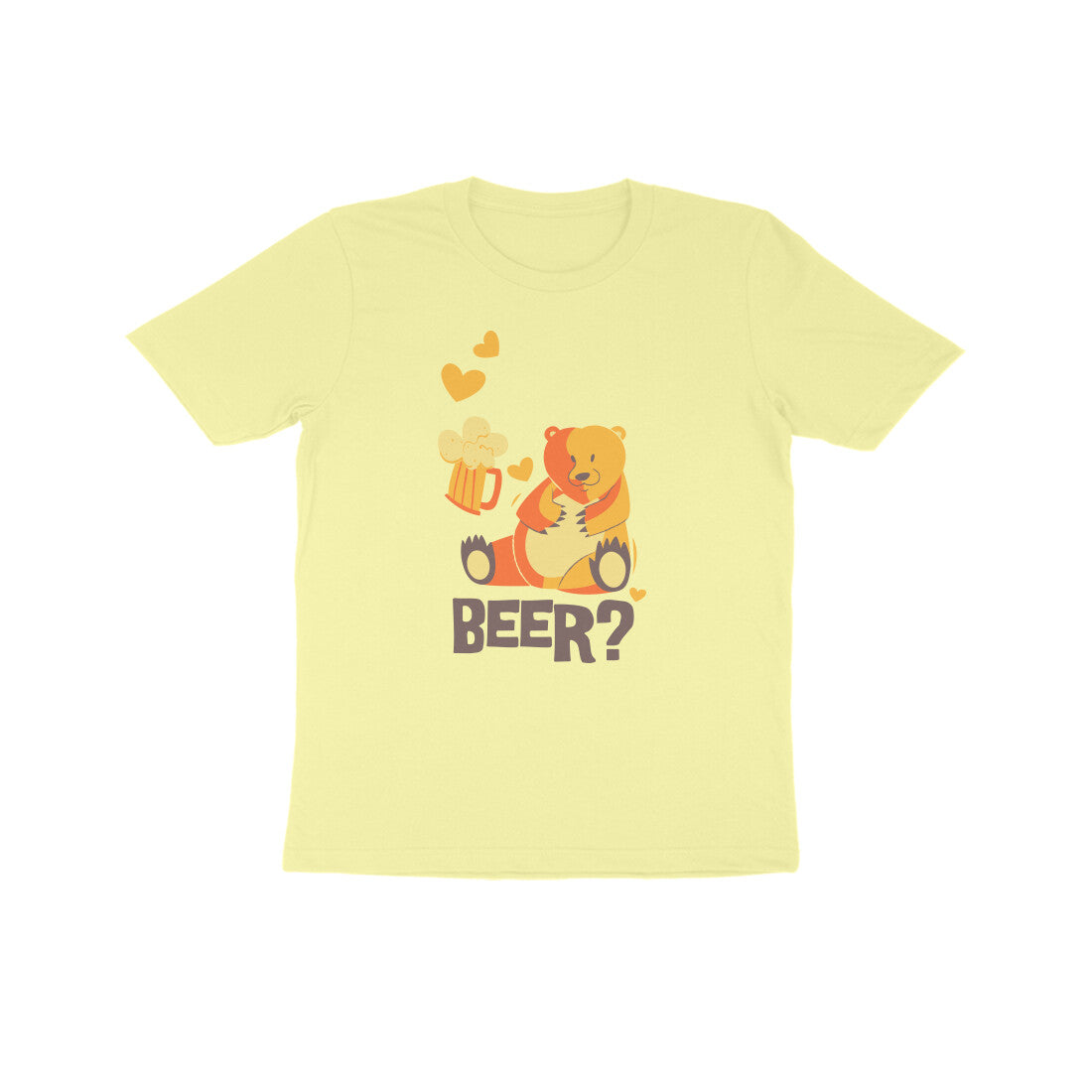 Kids' Half Sleeve Round Neck Tshirt – Beer 1 puraidoprints