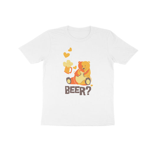 Kids' Half Sleeve Round Neck Tshirt – Beer 1 puraidoprints