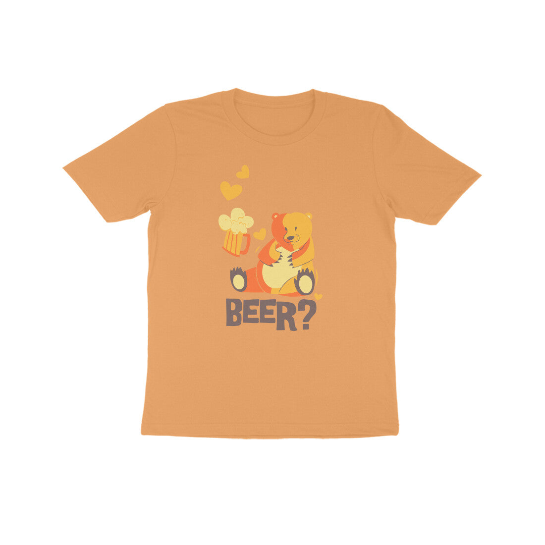 Kids' Half Sleeve Round Neck Tshirt – Beer 1 puraidoprints