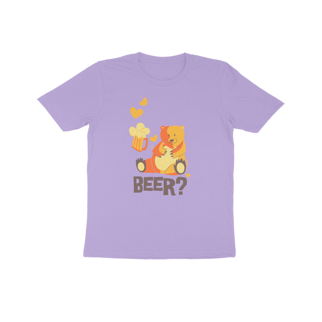 Kids' Half Sleeve Round Neck Tshirt – Beer 1 puraidoprints