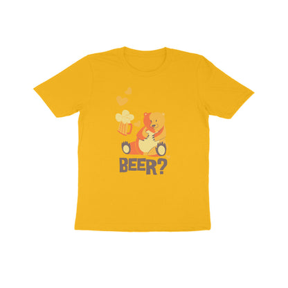 Kids' Half Sleeve Round Neck Tshirt – Beer 1 puraidoprints