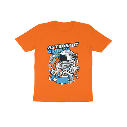 Kids' Half Sleeve Round Neck Tshirt – Blue Astronaut Crunch puraidoprints