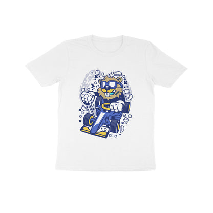 Kids' Half Sleeve Round Neck Tshirt – Blue Racer Beaver puraidoprints