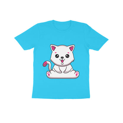 Kids' Half Sleeve Round Neck Tshirt – Cute Pet puraidoprints