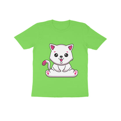 Kids' Half Sleeve Round Neck Tshirt – Cute Pet puraidoprints