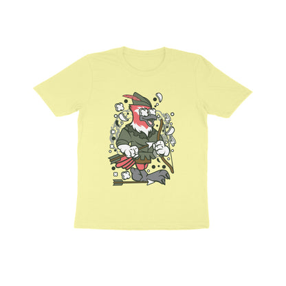 Kids' Half Sleeve Round Neck Tshirt – Green Bird Robinhood puraidoprints