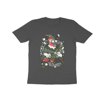 Kids' Half Sleeve Round Neck Tshirt – Green Bird Robinhood puraidoprints