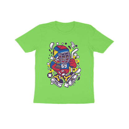 Kids' Half Sleeve Round Neck Tshirt – Hockey 2 puraidoprints