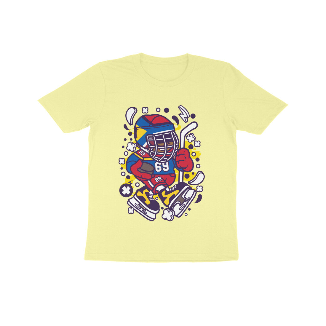 Kids' Half Sleeve Round Neck Tshirt – Hockey 2 puraidoprints