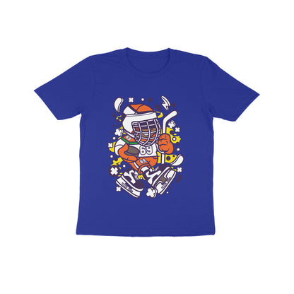 Kids' Half Sleeve Round Neck Tshirt – Hockey 3 puraidoprints