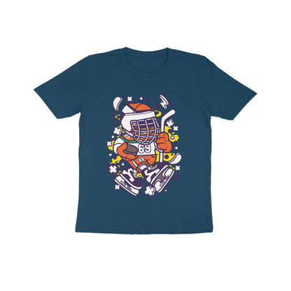 Kids' Half Sleeve Round Neck Tshirt – Hockey 3 puraidoprints